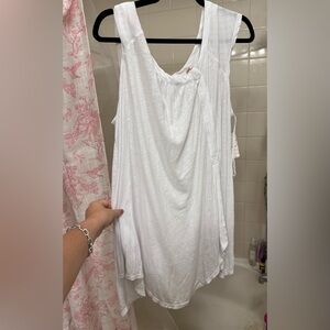 Free People Elegant White Blouse